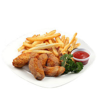 Chicken Wings & Chips Combo